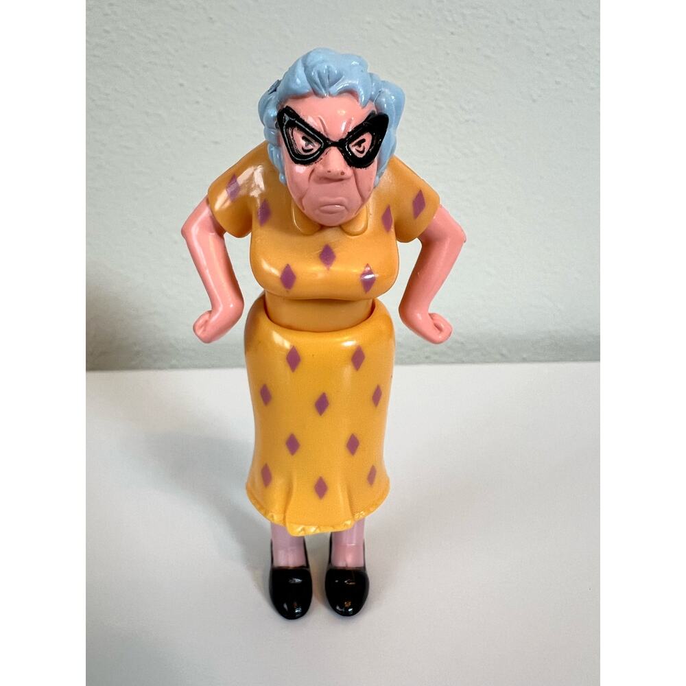 Miss Finster Teacher 4” from Recess 1998 McDonalds Meal Toy